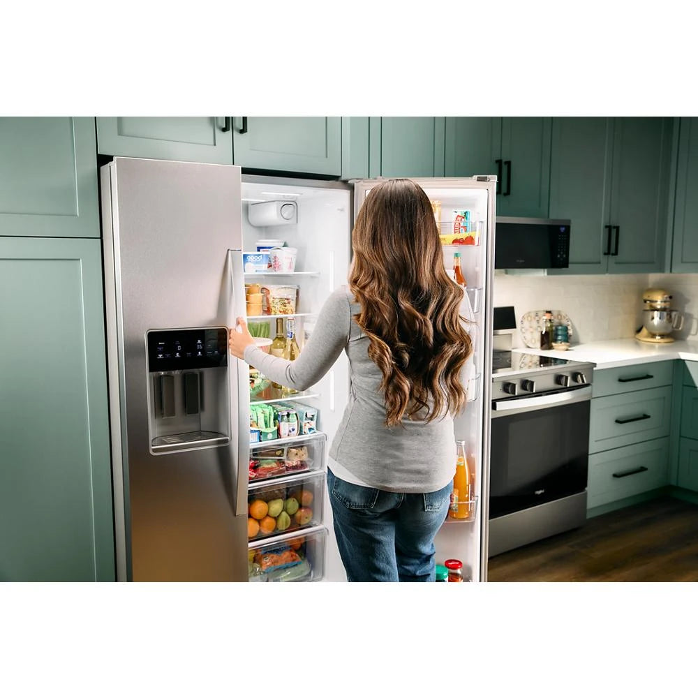 WRSC5536RB- Whirlpool 36 Inch Counter-Depth Side-by-Side Refrigerator with 21 cu. ft. Capacity - (WRSC5536RB)