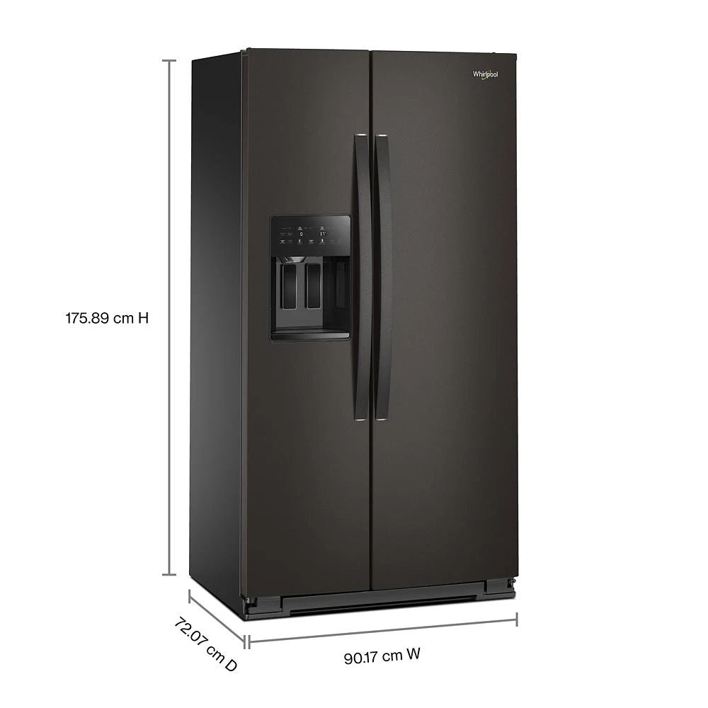 36-inch Wide Side-by-Side Refrigerator - 21 cu. ft. - (WRSC5536RV)
