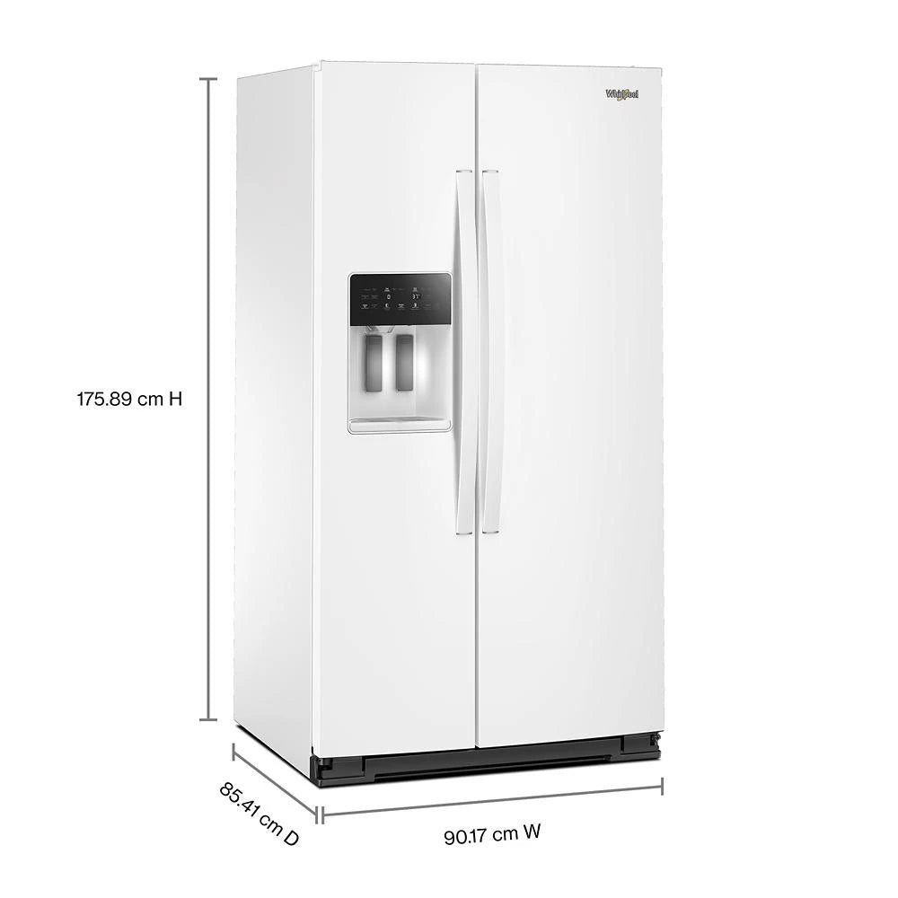 36-inch Wide Side-by-Side Refrigerator - 28 cu. ft. - (WRSF5536RW)