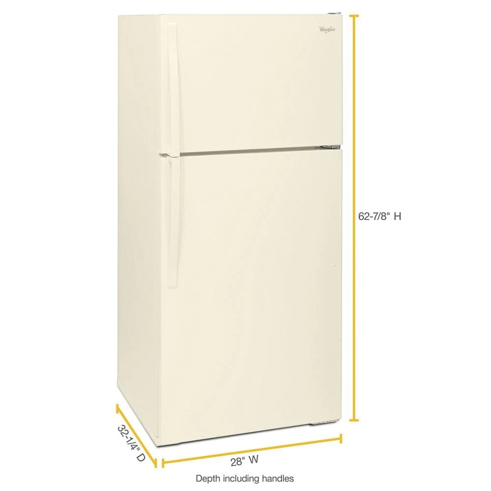 28-inch Wide Top Freezer Refrigerator - 14 Cu. Ft. - (WRT104TFDT)