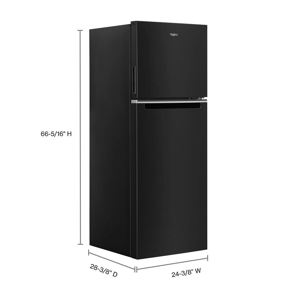 24-inch Wide Small Space Top-Freezer Refrigerator - 12.9 cu. ft. - (WRT313CZLB) - WHIRLPOOL