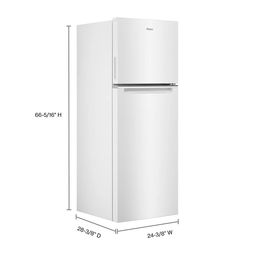24-inch Wide Small Space Top-Freezer Refrigerator - 12.9 cu. ft. - (WRT313CZLW) - WHIRLPOOL