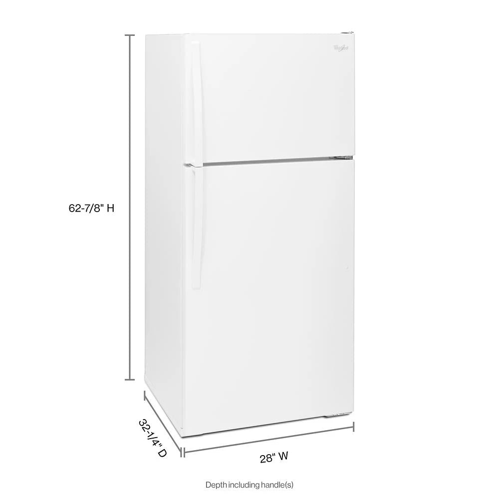 28-inch Wide Top Freezer Refrigerator - 14 cu. ft. - (WRT314TFDW) - WHIRLPOOL