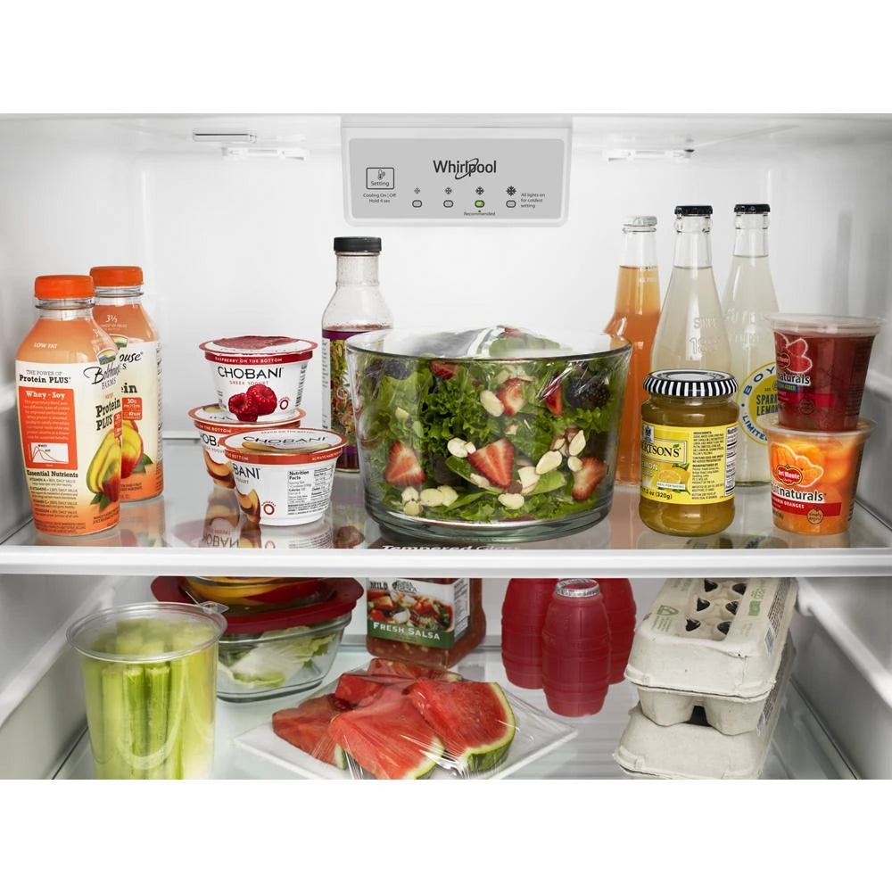 28-inch Wide Refrigerator Compatible With The EZ Connect Icemaker Kit ??? 18 Cu. Ft. - (WRT518SZFG)