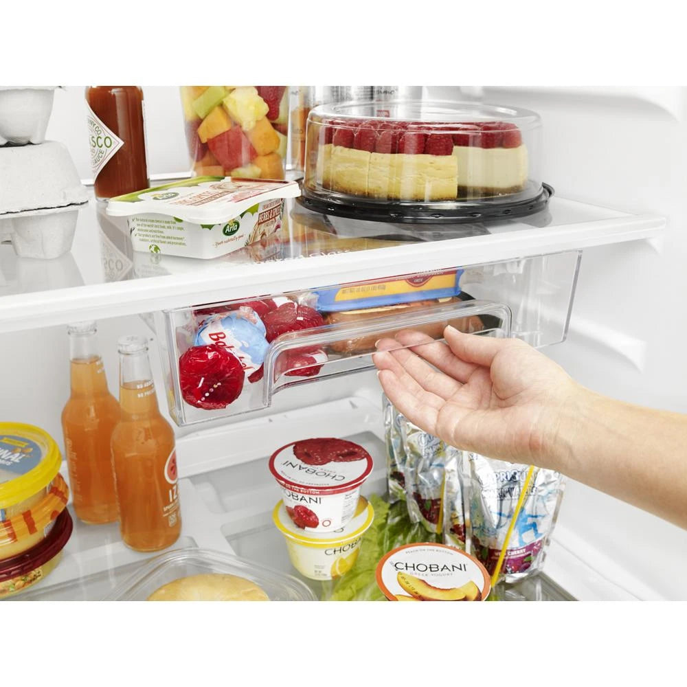 28-inch Wide Refrigerator Compatible With The EZ Connect Icemaker Kit ??? 18 Cu. Ft. - (WRT518SZFG)