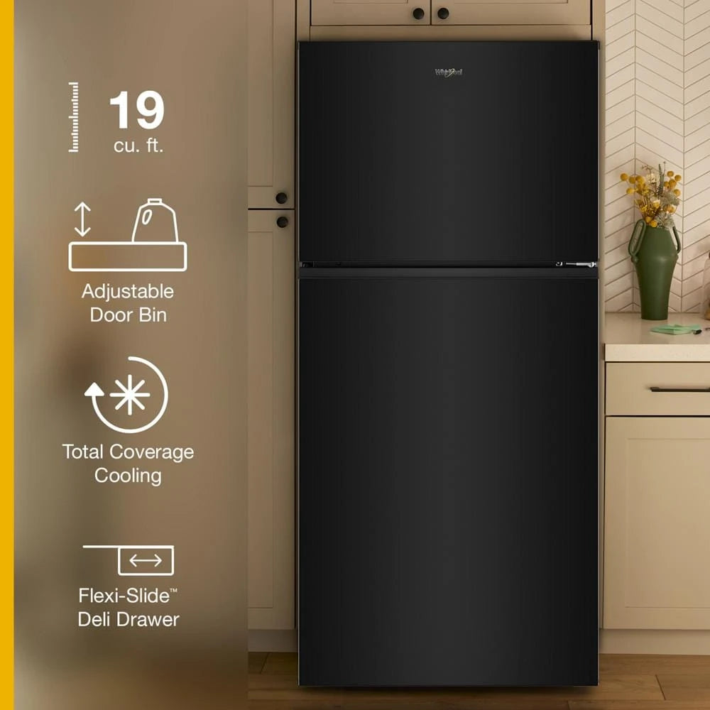 29.5-inch Wide Top Freezer Refrigerator - 19.2 Cu. Ft. - (WRTX3019SB)
