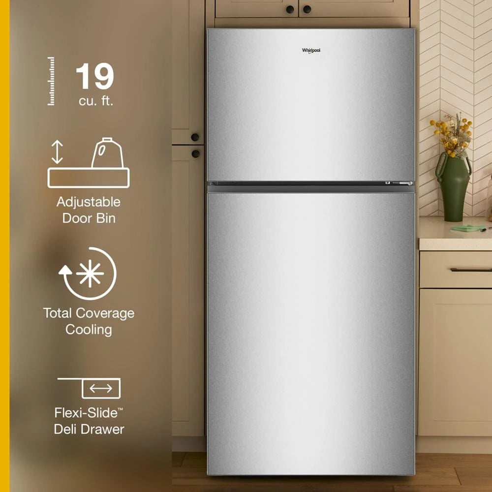 29.5-inch Wide Top Freezer Refrigerator - 19.2 Cu. Ft. - (WRTX3019SZ)