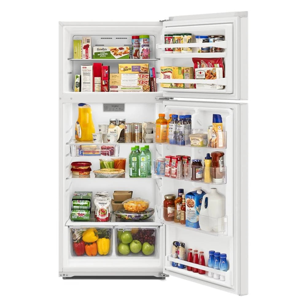 28-inch Wide Top-Freezer Refrigerator - 16.3 Cu. Ft. - (WRTX5028PW) - WHIRLPOOL