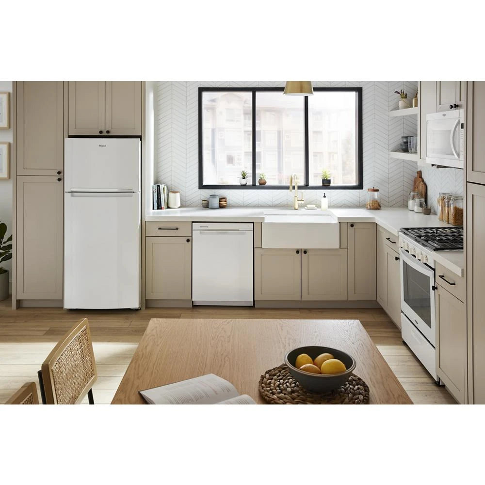 28-inch Wide Top-Freezer Refrigerator - 16.3 Cu. Ft. - (WRTX5028PW) - WHIRLPOOL