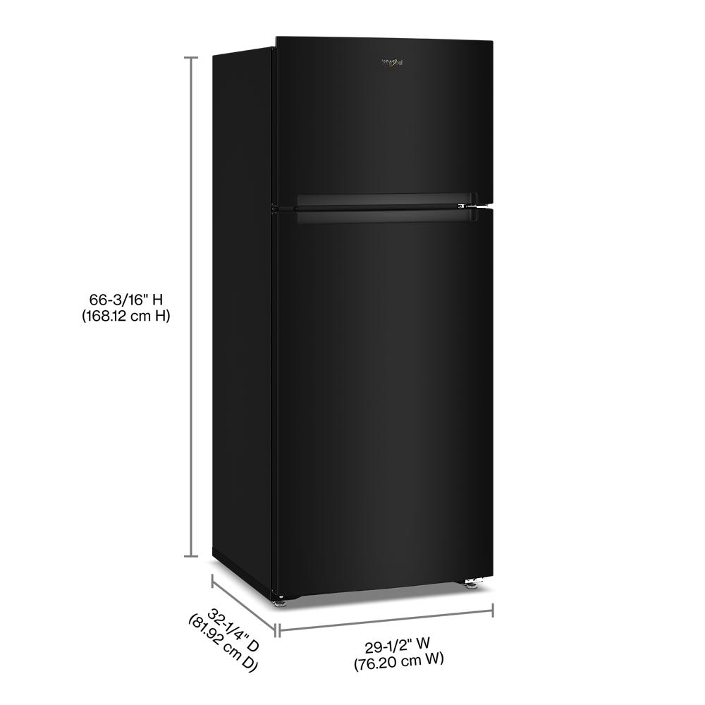 28-inch Wide Top Freezer Refrigerator with Total Coverage Cooling- 18.0 Cu. Ft. - (WRTX5118TB) -