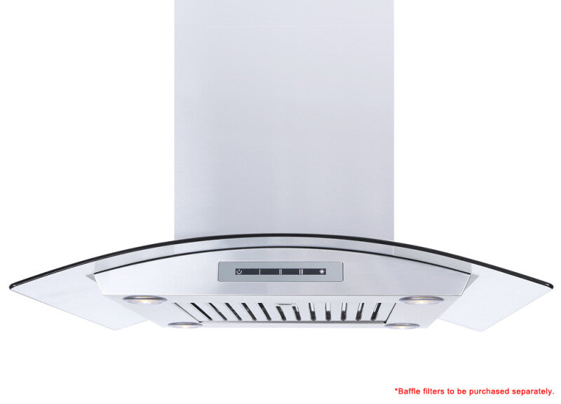 30" - Stainless Steel Island Hood - (WS68N30SS)