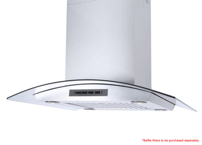 30" - Stainless Steel Island Hood - (WS68N30SS)