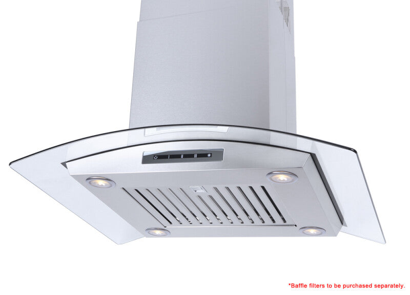 30" - Stainless Steel Island Hood - (WS68N30SS)