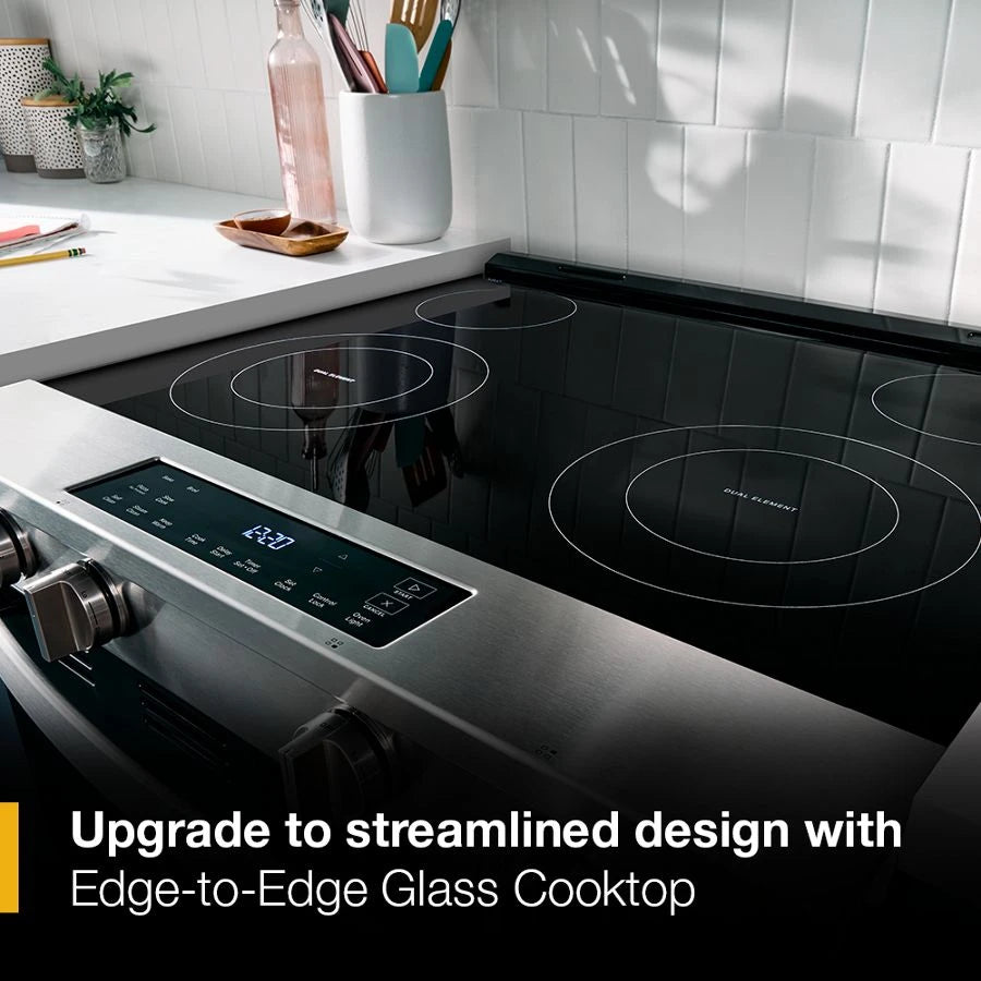 30-inch Electric Range with No Preheat and Slow Cook Modes - (WSES3130SW)