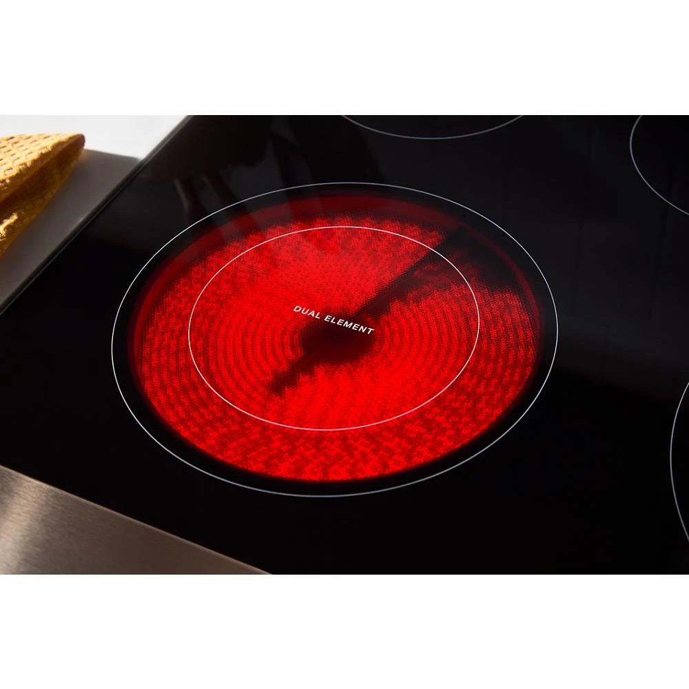 30-inch Smart Slide in Electric Range with Air Cooking Technology, No Preheat Air Fry, WipeClean™ Coating, Steam/Self Clean and High Speed Preheat - (WSES7530RV)