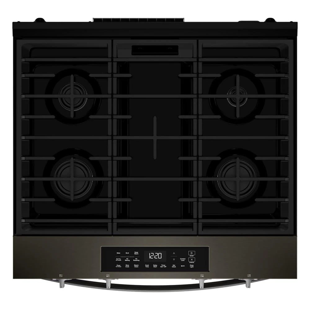 30-inch Gas Smart Range with Air Cooking Technology and Steam Clean - (WSGS4530TV) -
