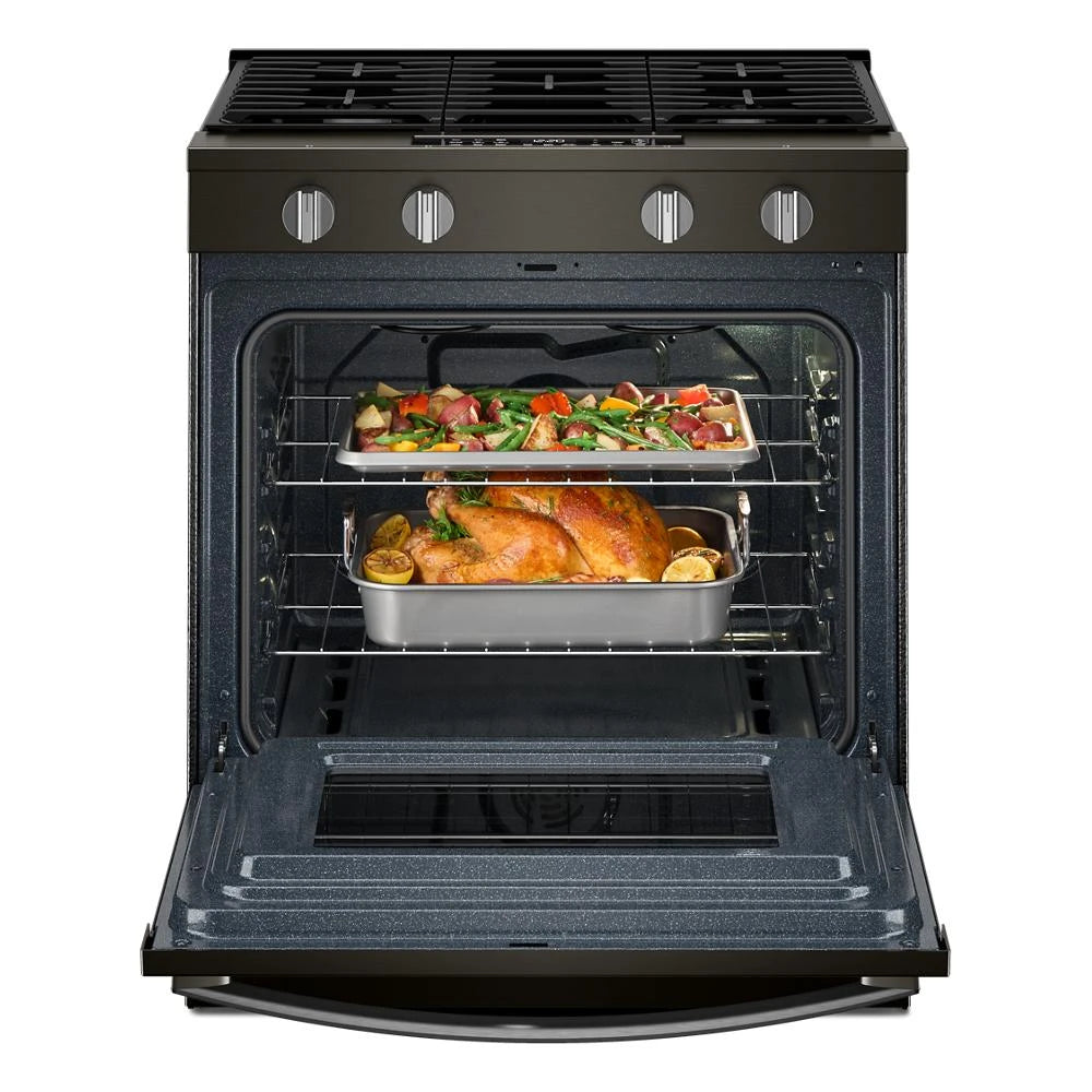 30-inch Gas Smart Range with Air Cooking Technology and Steam Clean - (WSGS4530TV) -