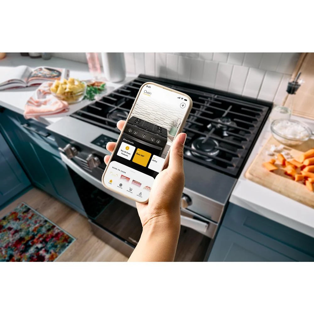 30" Gas Slide-In Range with Air Fry - (WSGS5030SV)