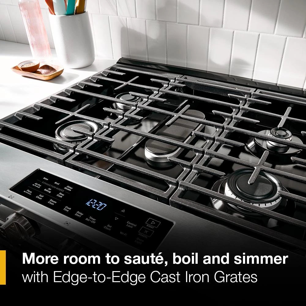 30" Gas Slide-In Range with Air Fry - (WSGS5030SW)