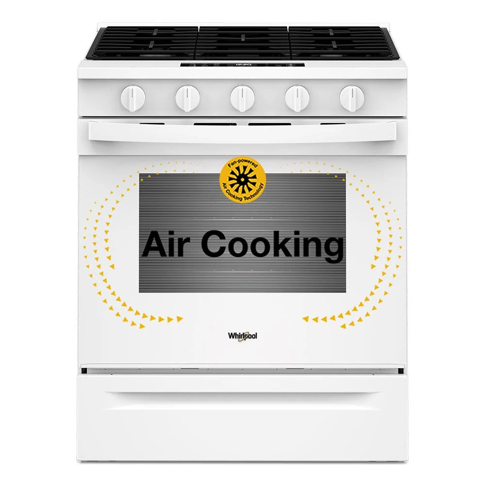 30" Gas Slide-In Range with Air Fry - (WSGS5030SW)
