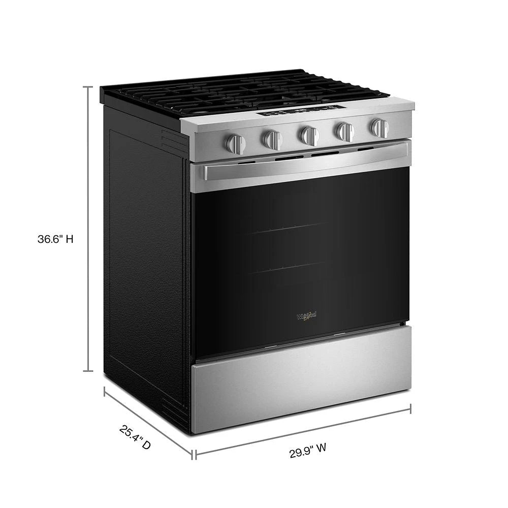 30" Gas Slide-In Range with Air Fry - (WSGS5030SZ)