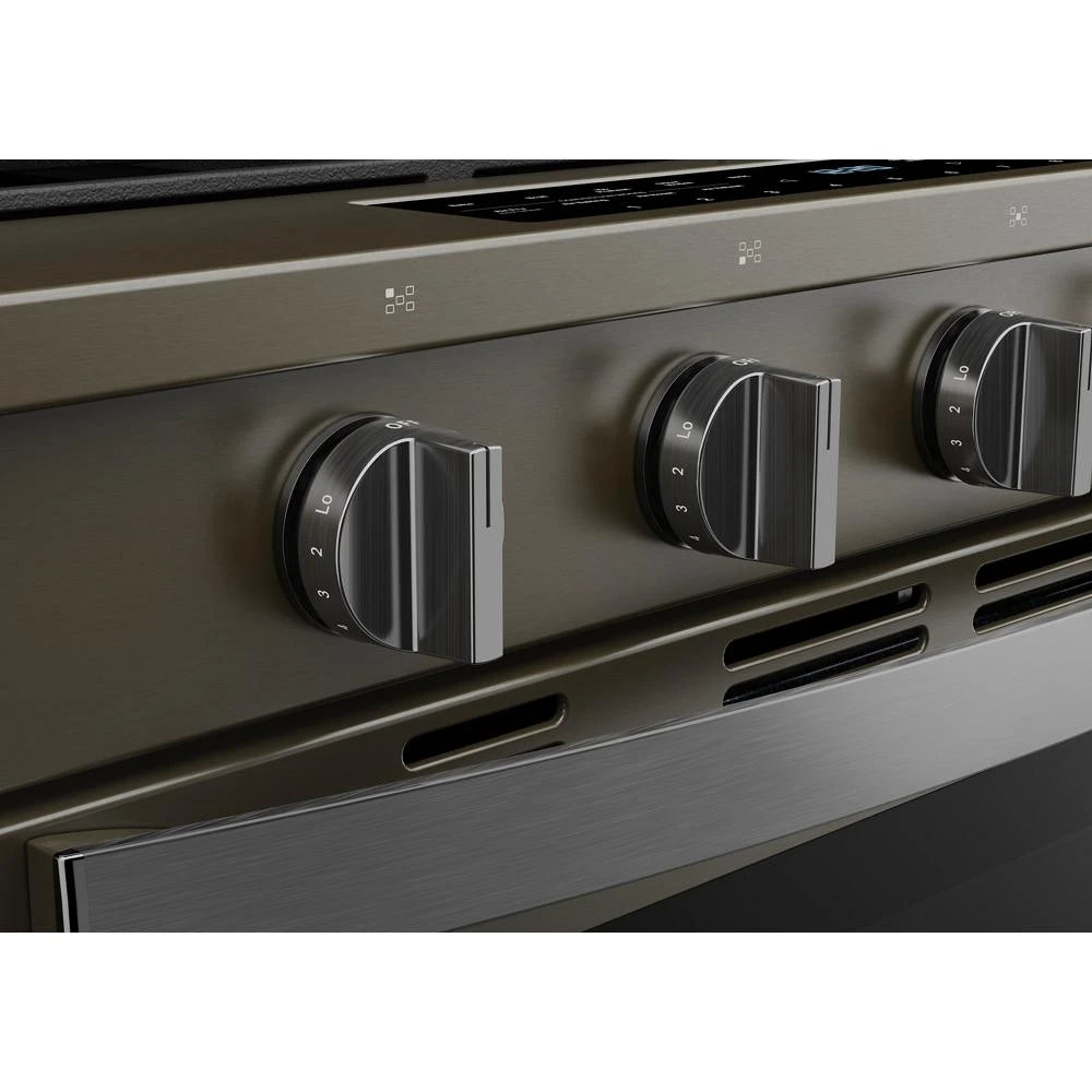30-inch Smart Slide In Gas Range with Air Cooking Technology, No Preheat Air Fry, Steam/Self Clean and High Speed Preheat - (WSGS7530RV)