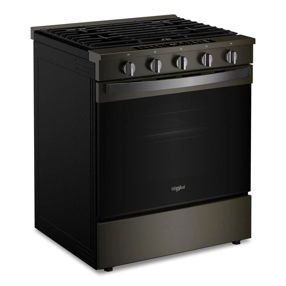 30-inch Smart Slide In Gas Range with Air Cooking Technology, No Preheat Air Fry, Steam/Self Clean and High Speed Preheat - (WSGS7530RV)