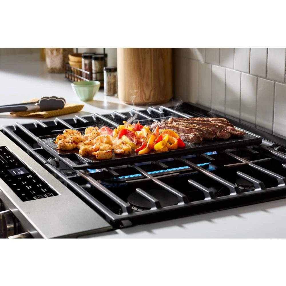 WSGS7530RZ- Whirlpool 30-inch Smart Slide In Gas Range with Air Cooking Technology, No Preheat Air Fry, Steam/Self Clean and High Speed Preheat, Stainless Steel - (WSGS7530RZ)