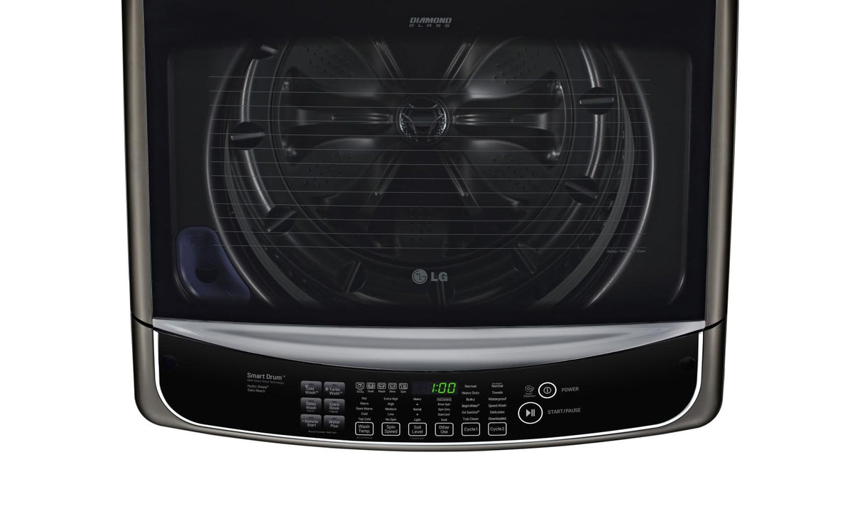 5.0 cu. ft. Large Smart wi-fi Enabled Front Control Top Load Washer with TurboWash - (WT1901CK)