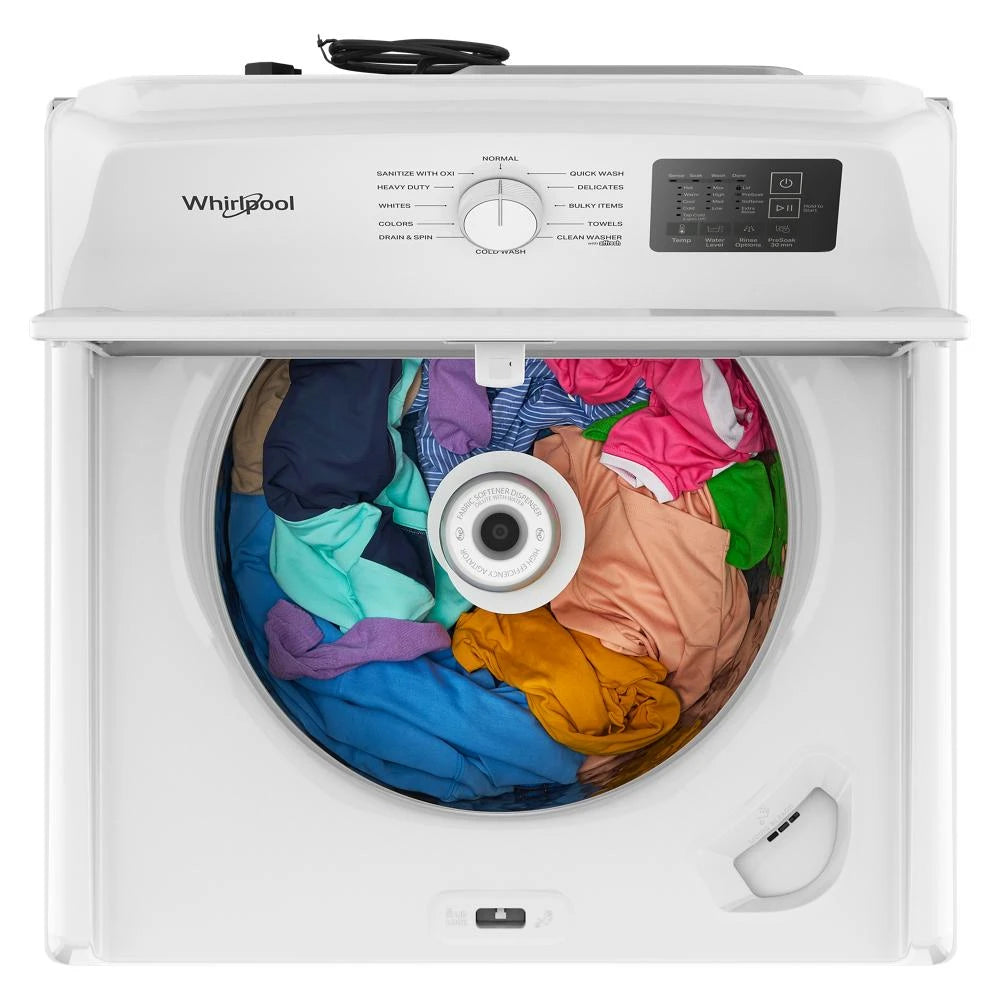 4.0 Cu. Ft. Whirlpool® Top Load Agitator Washer with Quick Wash - (WTW4105SW)