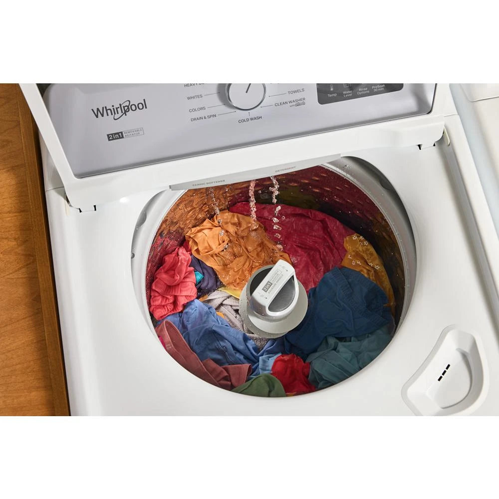 4.2 - 4.3 Cu. Ft. Top Load Washer with 2-in-1 Removable Agitator - (WTW4107SW)