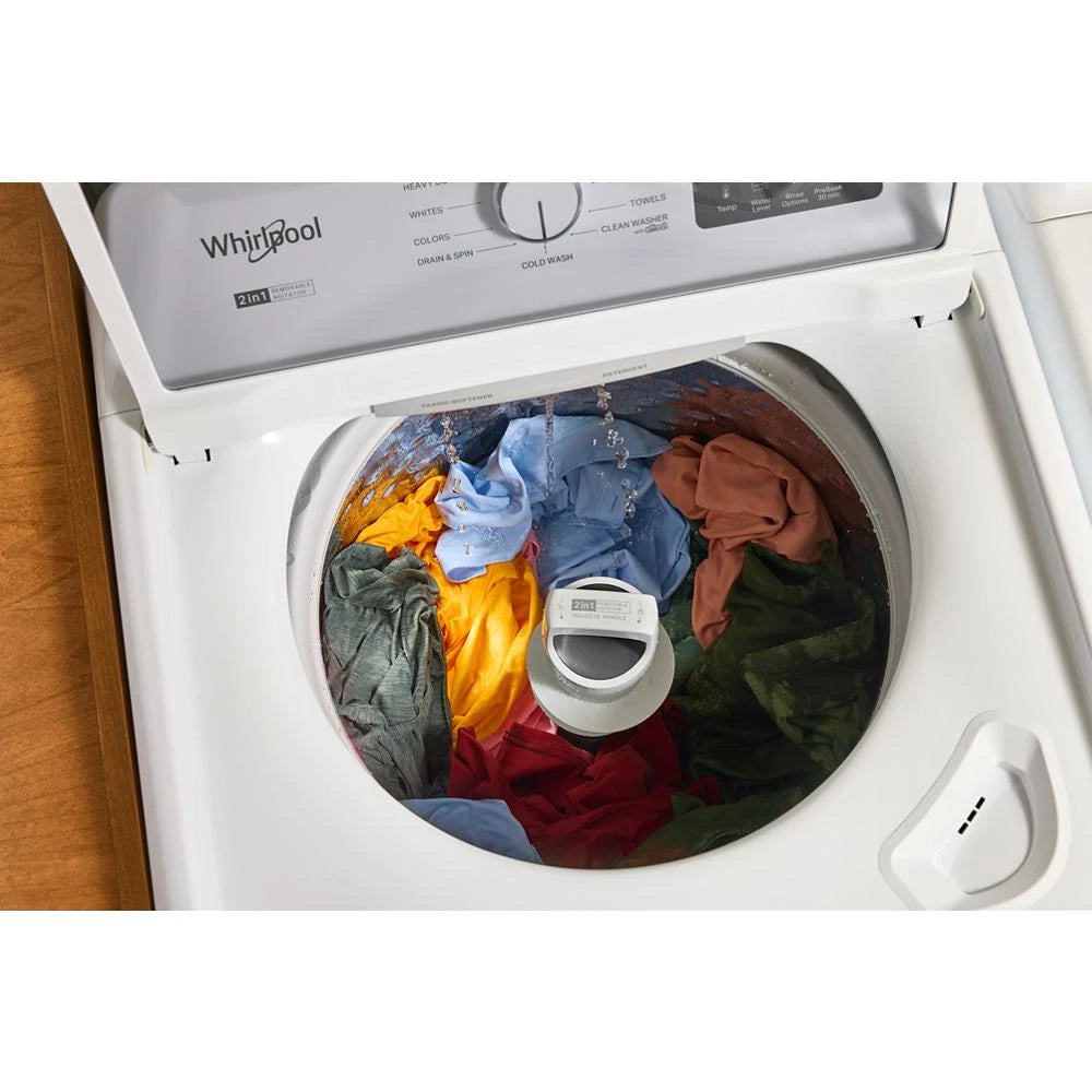 4.2 - 4.3 Cu. Ft. Top Load Washer with 2-in-1 Removable Agitator - (WTW4107SW)