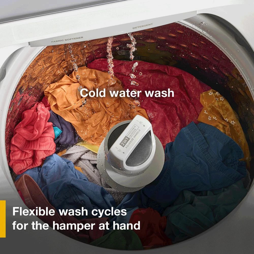 4.2 - 4.3 Cu. Ft. Top Load Washer with 2-in-1 Removable Agitator - (WTW4107SW)