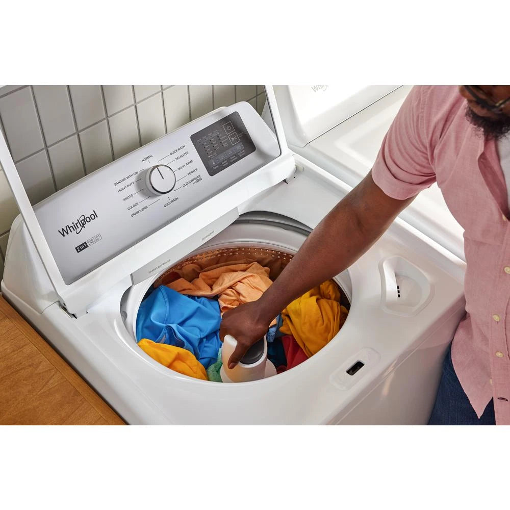 4.2 - 4.3 Cu. Ft. Top Load Washer with 2-in-1 Removable Agitator - (WTW4107SW)