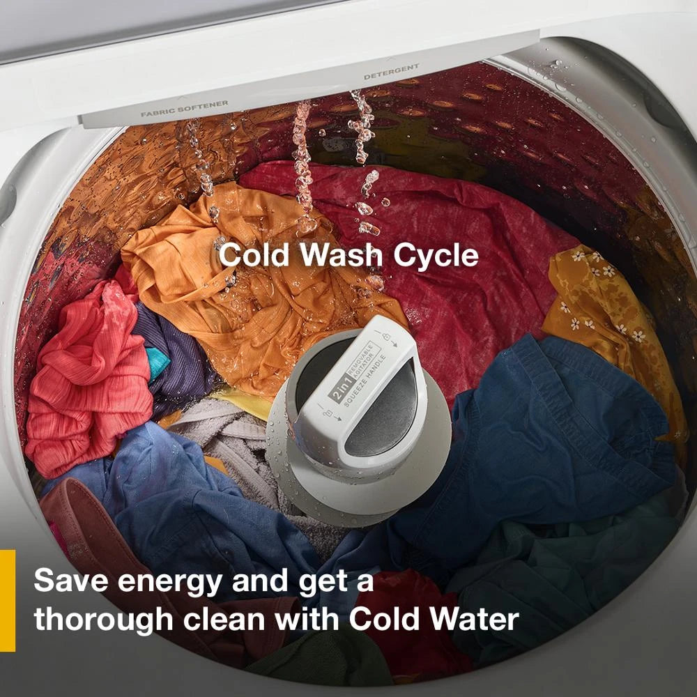 4.2 - 4.3 Cu. Ft. Top Load Washer with 2-in-1 Removable Agitator - (WTW4107SW)
