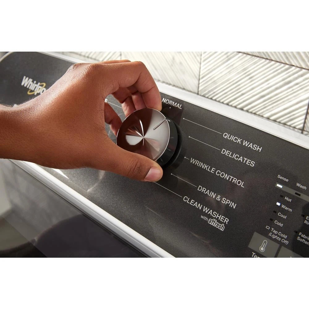 5.2???5.3 Cu. Ft. Whirlpool?? Top Load Washer with Removable Agitator - (WTW6157PB) - WHIRLPOOL