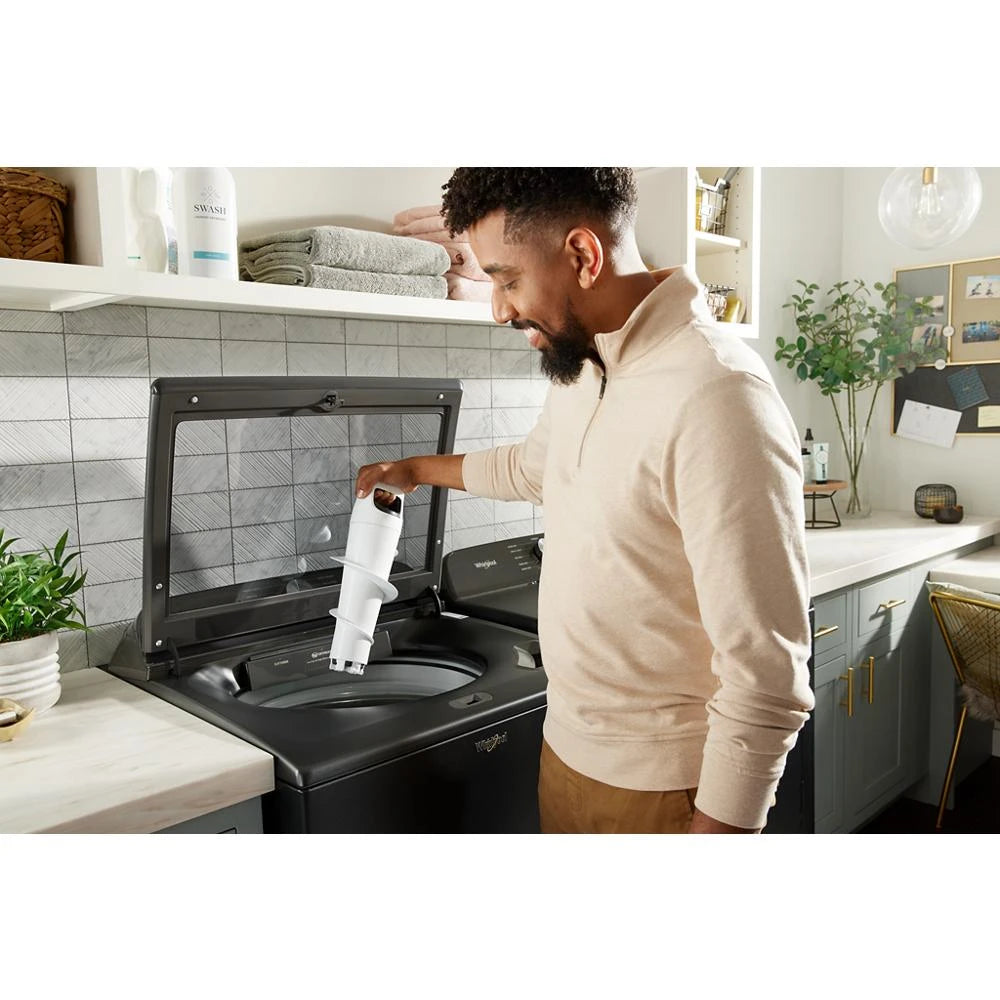 5.2???5.3 Cu. Ft. Whirlpool?? Top Load Washer with Removable Agitator - (WTW6157PB) - WHIRLPOOL