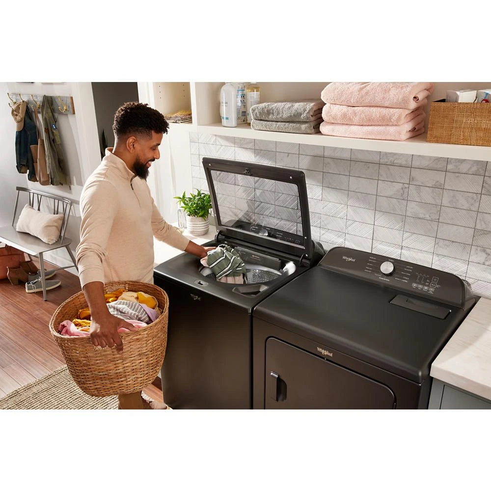 5.2???5.3 Cu. Ft. Whirlpool?? Top Load Washer with Removable Agitator - (WTW6157PB) - WHIRLPOOL