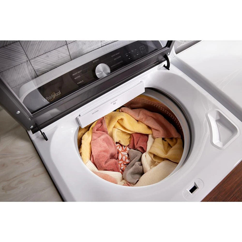 5.2???5.3 Cu. Ft. Whirlpool?? Top Load Washer with Removable Agitator - (WTW6157PW) - WHIRLPOOL