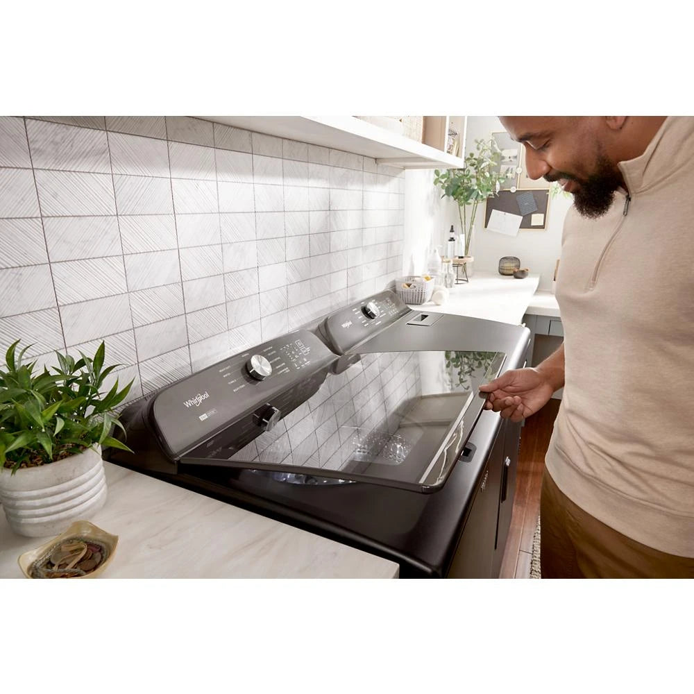 5.2???5.3 Cu. Ft. Whirlpool?? Top Load Washer with Removable Agitator - (WTW6157PW) - WHIRLPOOL