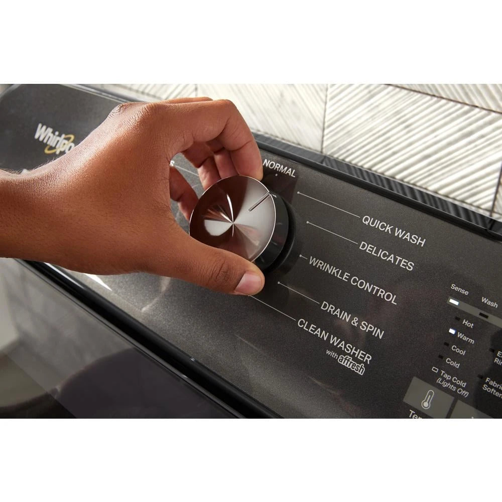 5.2???5.3 Cu. Ft. Whirlpool?? Top Load Washer with Removable Agitator - (WTW6157PW) - WHIRLPOOL