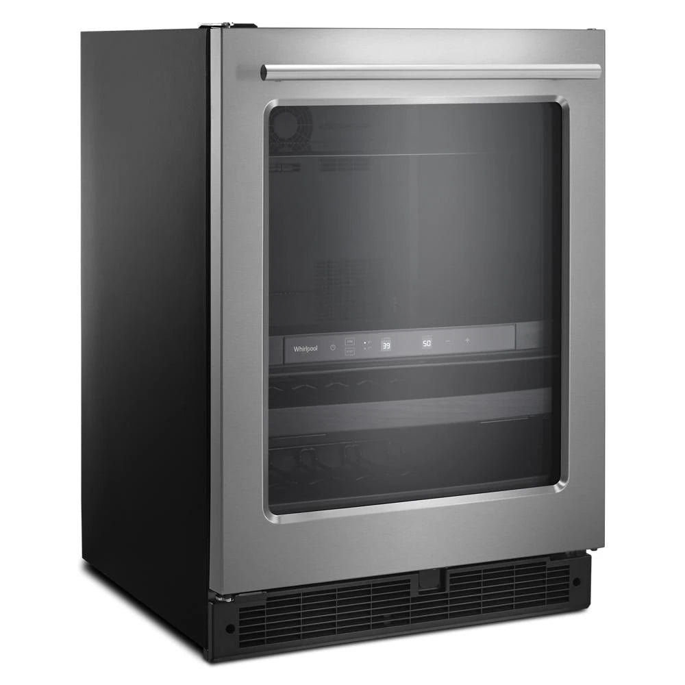 24-inch Wide Undercounter Beverage Center with Towel Bar Handle- 5.2 cu. ft. - (WUB35X24HZ)