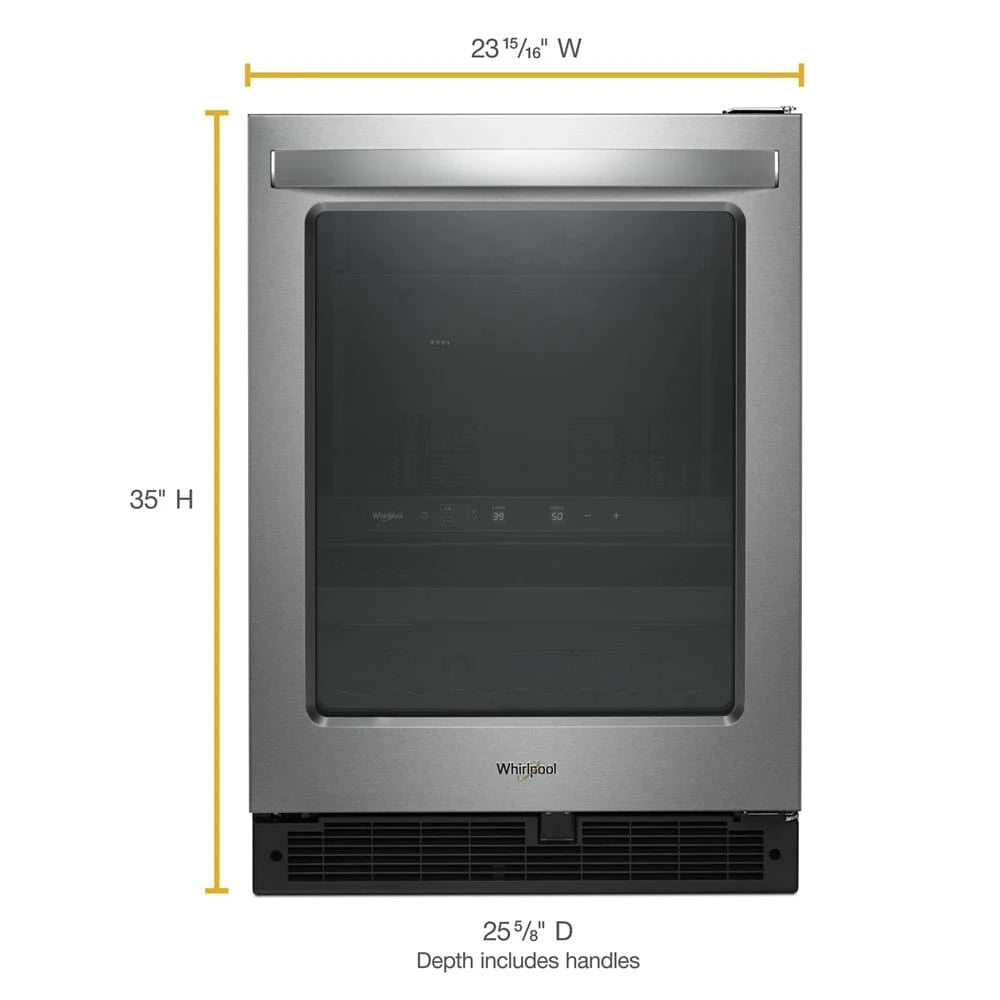 24-inch Wide Undercounter Beverage Center - 5.2 cu. ft. - (WUB50X24HZ)