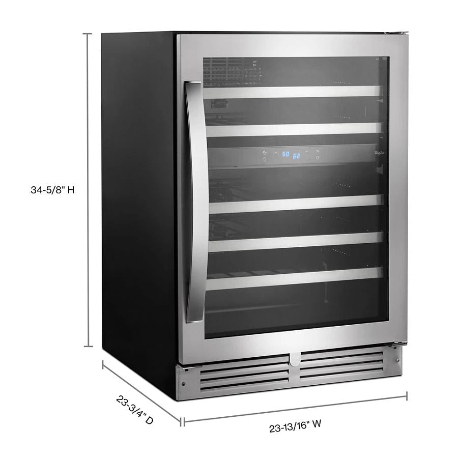 24-inch Wide Undercounter Wine Center with 46-Bottle Wine Storage - (WUW55X24HS)
