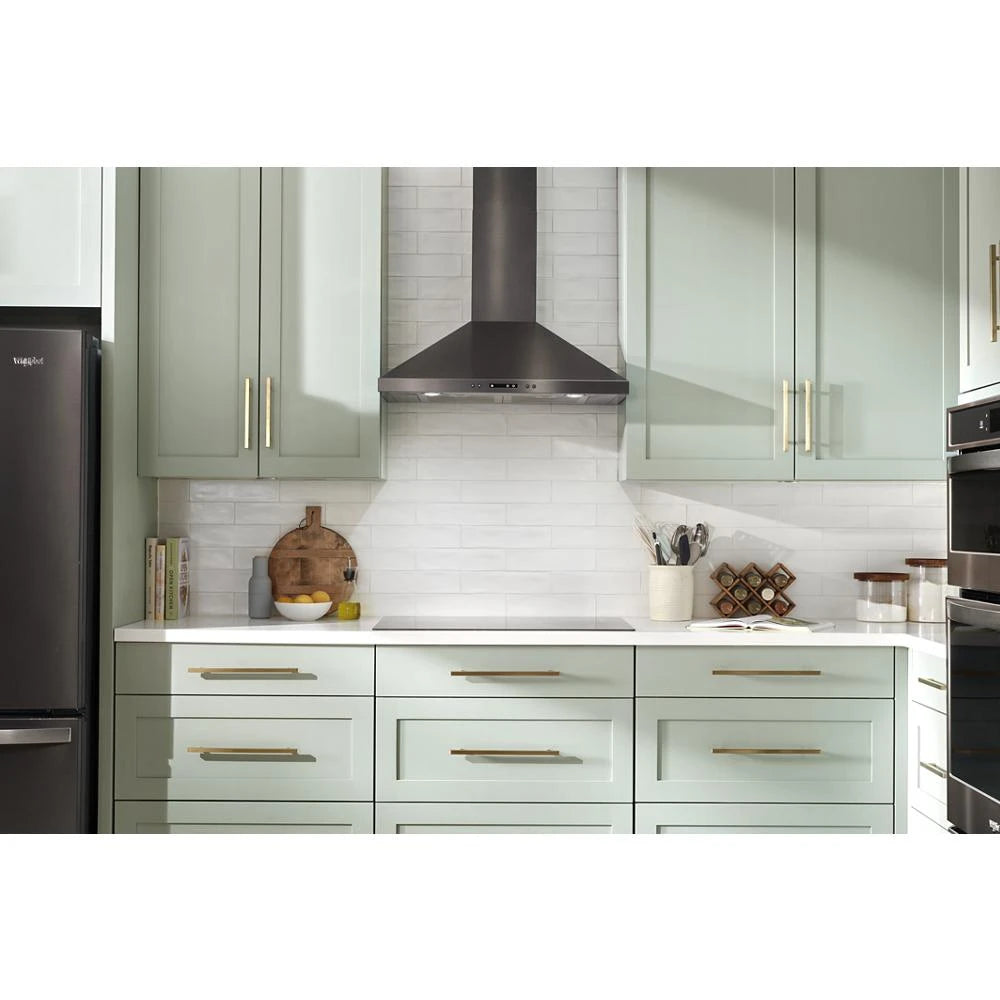 30" Chimney Wall Mount Range Hood with Dishwasher-Safe Grease Filters - (WVW93UC0LS)
