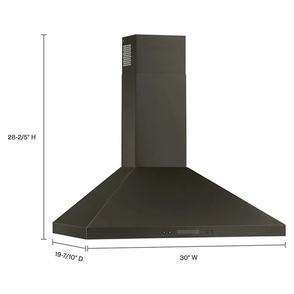 30" Chimney Wall Mount Range Hood with Dishwasher-Safe Grease Filters - (WVW93UC0LV)