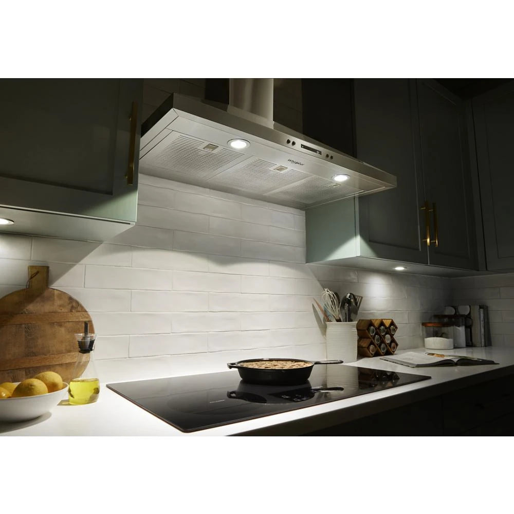 36" Chimney Wall Mount Range Hood with Dishwasher-Safe Grease Filters - (WVW93UC6LZ)
