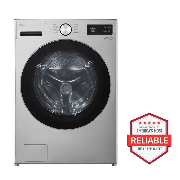 LG WM5800HVA front load washer front view