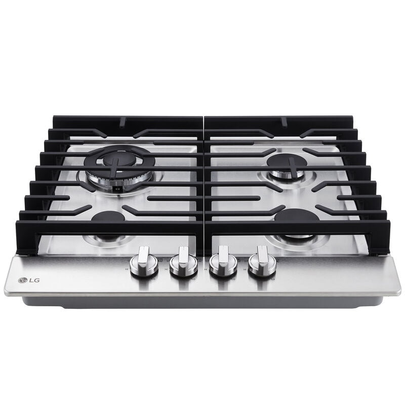 LG CBGD2414S 24 in. 4-Burner Natural Gas Cooktop - Stainless Steel