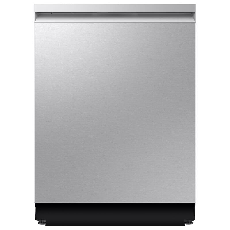 Samsung DW90F89T0USR Bespoke 24 in. Top Control Smart Dishwasher with 38 dBA Sound Level, 3rd-Rack, Smart Dry with AutoRelease Door & Pocket Handle - Fingerprint Resistant Stainless Steel